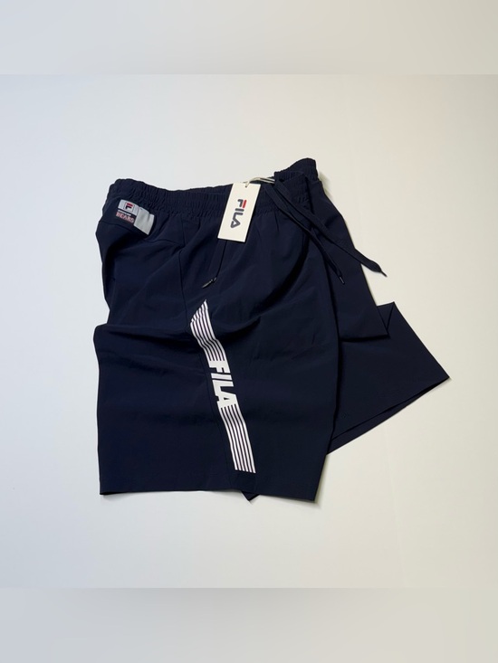 Doosan Bears FILA Baseball Shorts Flat Front Men’s Sz 100- XXL  Navy Blue 9” NWT